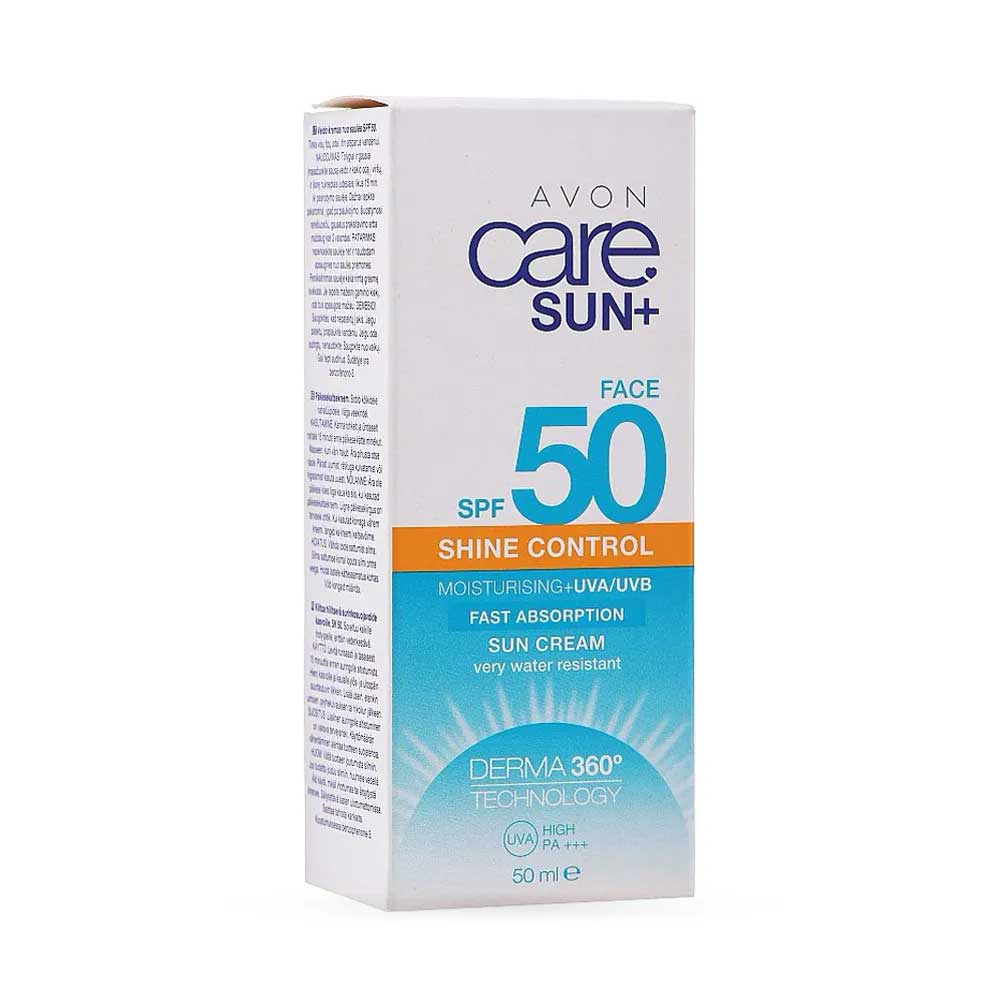 کرم ضدآفتاب صورت کنترل درخشش SPF50