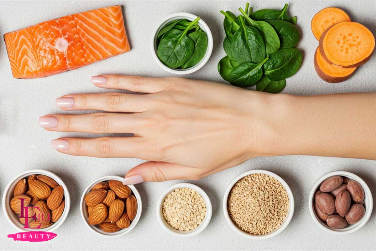 تاثیر تغذیه روی پوست دست