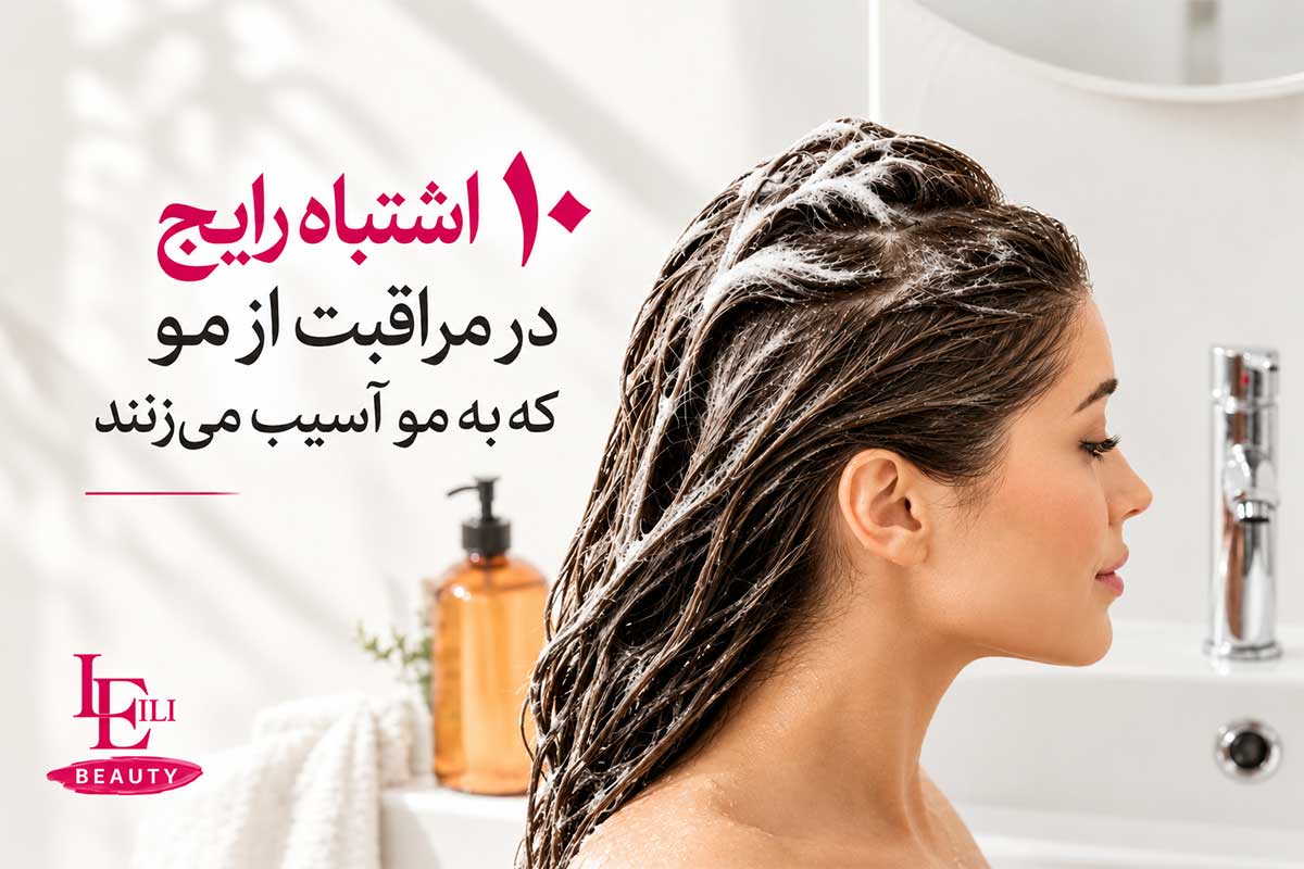 ۱۰ اشتباه رایج در مراقبت از مو