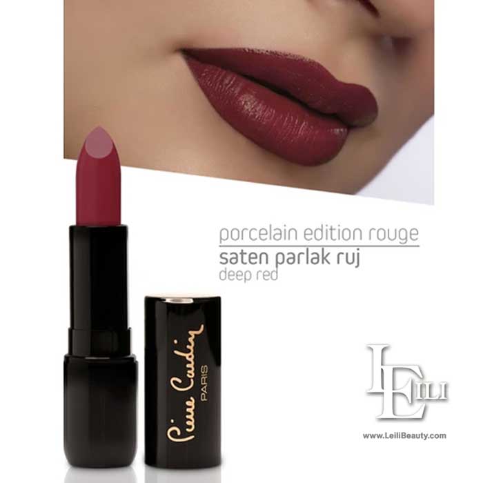 رژلب براق پرسلین پیرکاردین Deep Red - 238 