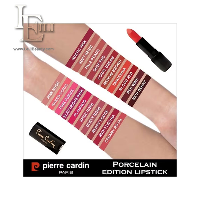 PORCELAIN EDITION ROUGE LIPSTICK pierre cardin