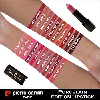 PORCELAIN EDITION ROUGE LIPSTICK pierre cardin