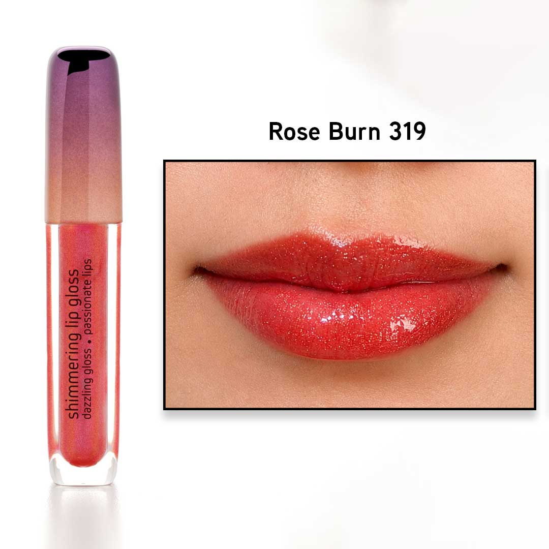 برق لب شاین مرواریدی پیر کاردین rose-burn-319 | نورسیده