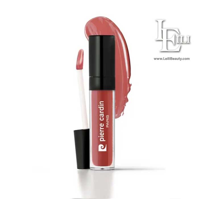 رژلب مایع فوق ثابت ضد بوسه پیرکاردین Plum Brown-347 