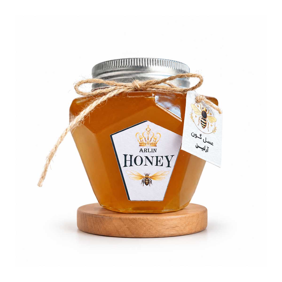 ARLIN GOON HONEY - DIAMOND GLASS JAR Arlin