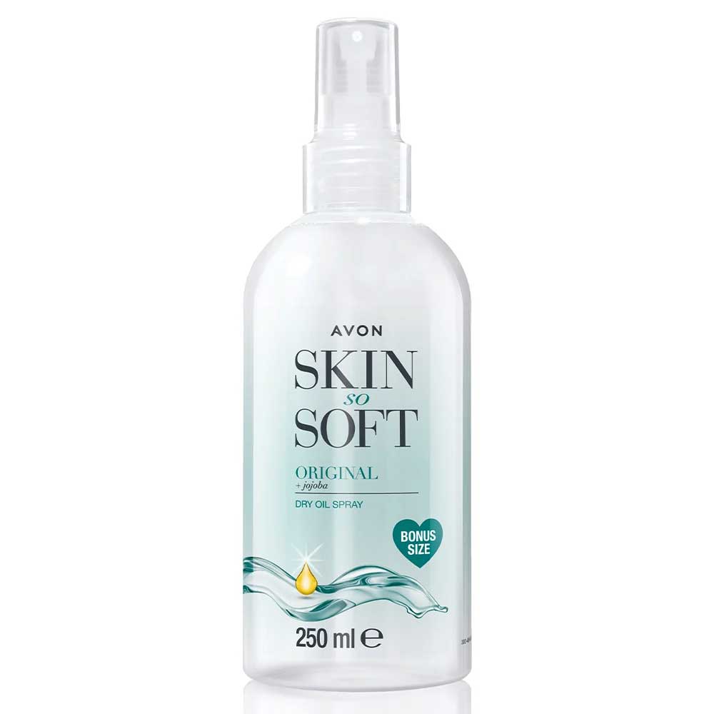 SKIN SO SOFT ORIGINAL DRY OIL SPRAY BONUS SIZE avon