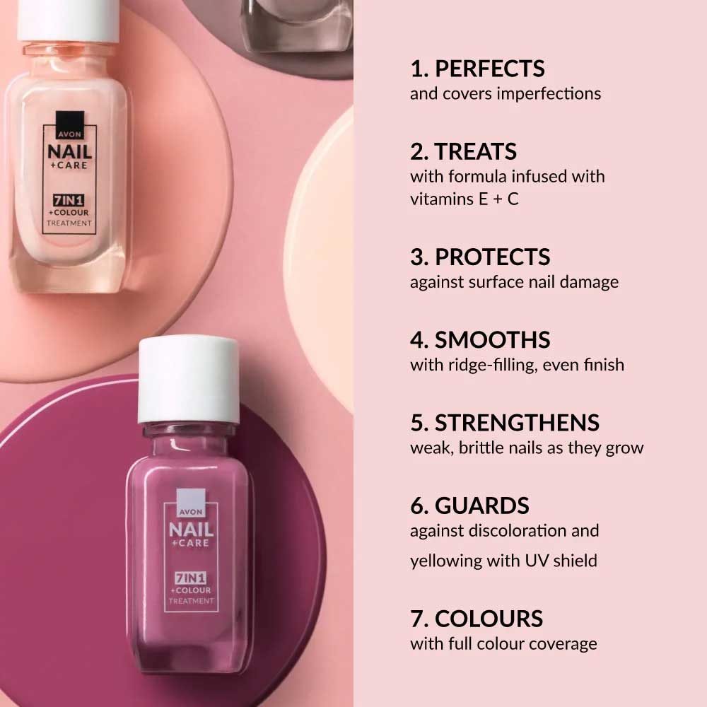 Nail + Care 7-in-1 + Colour Treatment avon