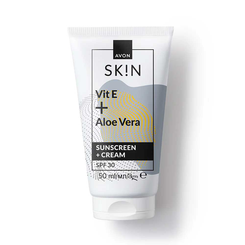 SK!N SUNSCREEN + CREAM SPF 30 avon