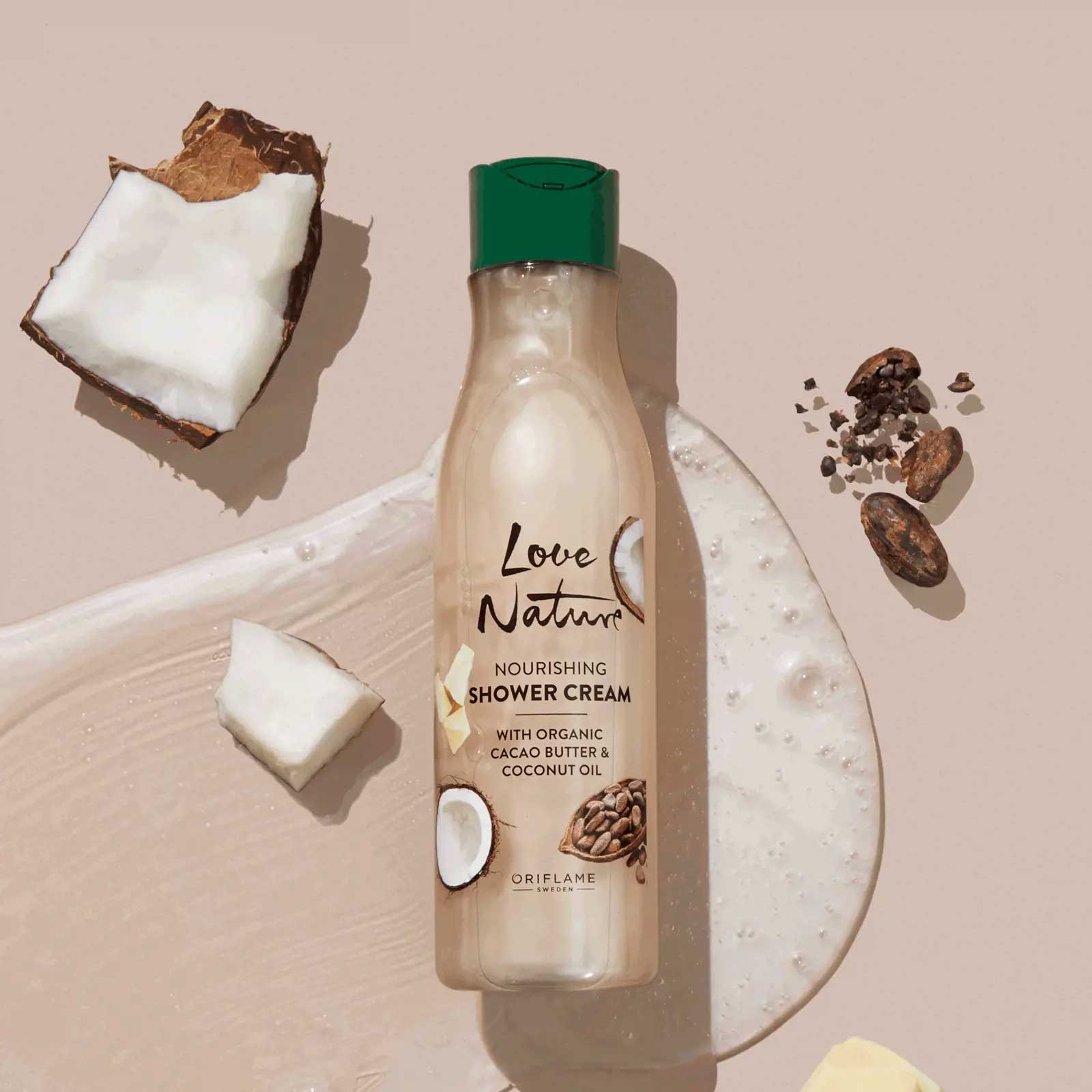 Nourishing Shower Cream with Organic Cacao Butter & Coconut Oil oriflame