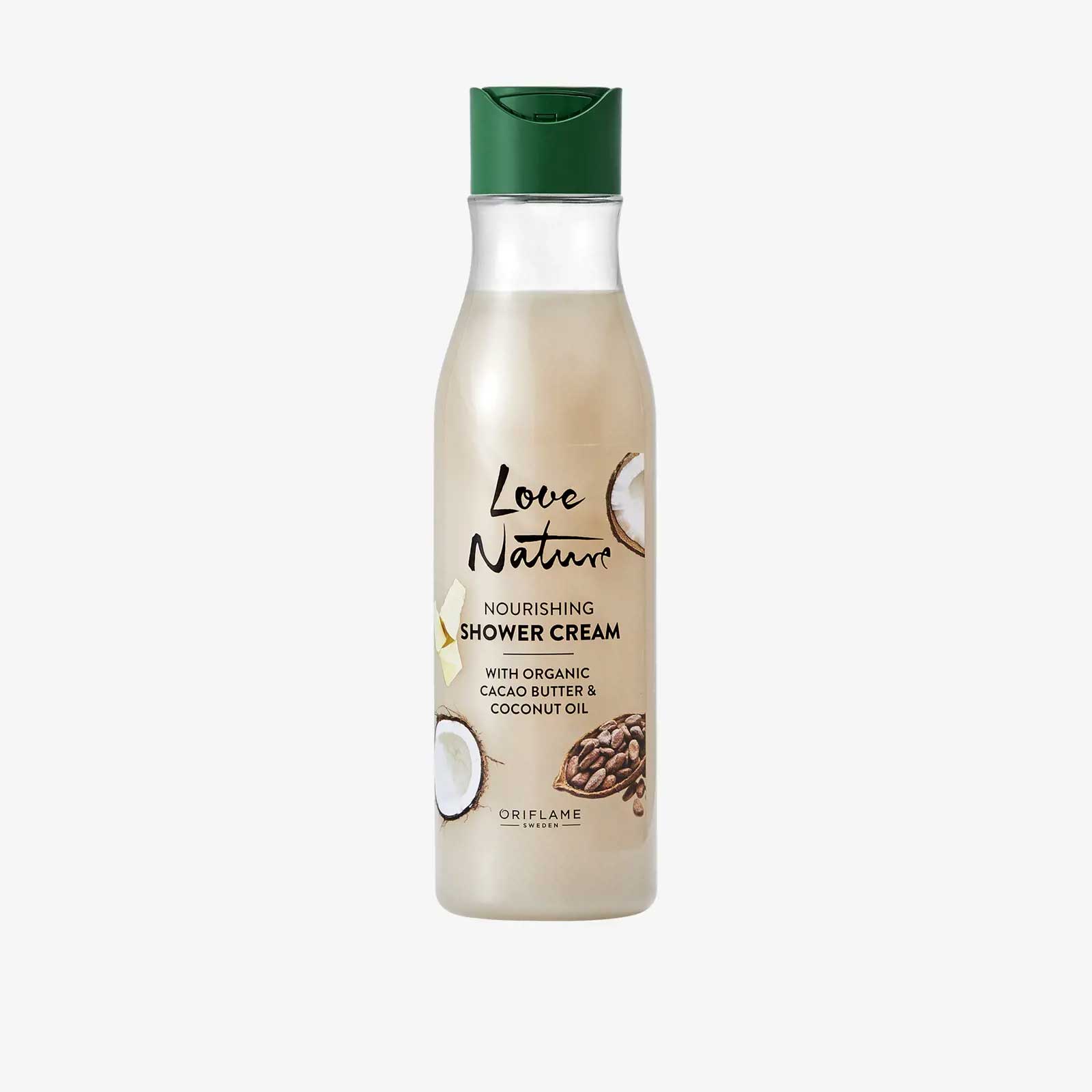 NOURISHING SHOWER CREAM WITH ORGANIC CACAO BUTTER & COCONUT OIL oriflame
