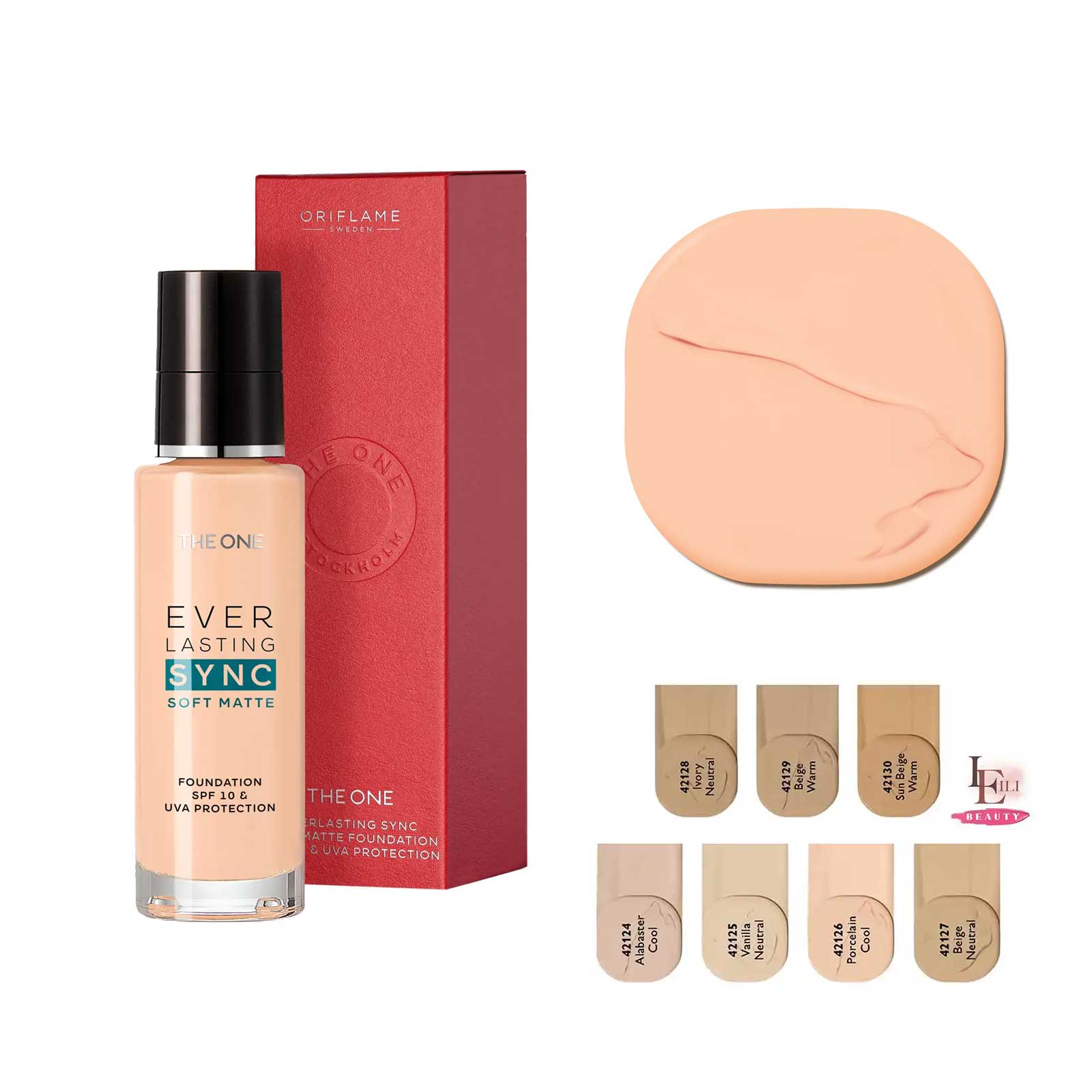 کرم پودر مات اورلستینگ SPF10 اوریفلیم  Porcelain Cool 
