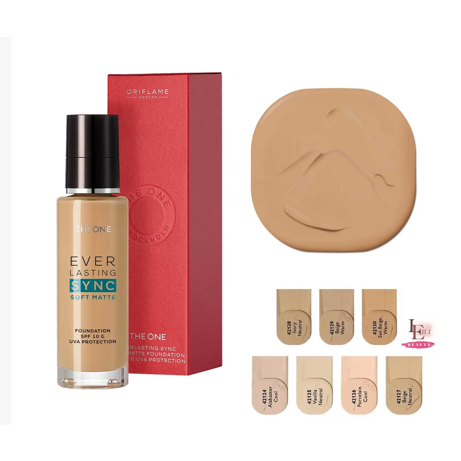 کرم پودر مات اورلستینگ SPF10 اوریفلیم  Ivory Neutral 