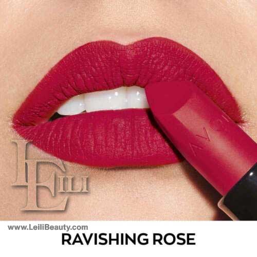رژلب اولترا مات رنگ ثابت SPF15 آون  ravishing rose 