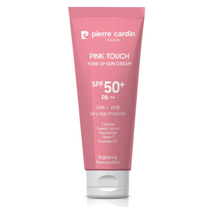 BRIGHTENING FACE SUN CREAM PINK TOUCH TONE-UP SPF50 pierre cardin