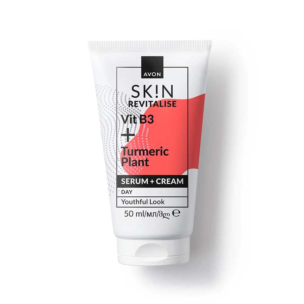 سرم و کرم روز احیا کننده B3 و زردچوبه آون 