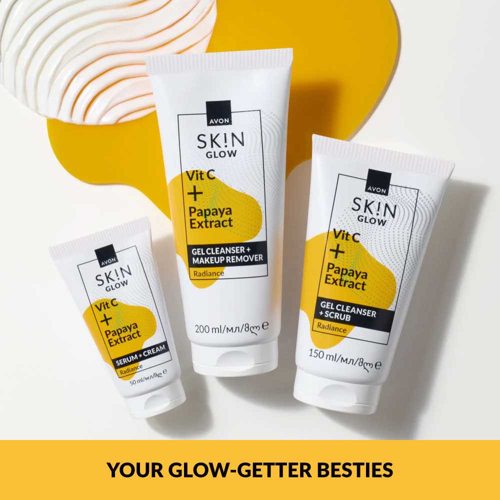 SK!N Glow Serum + Cream avon