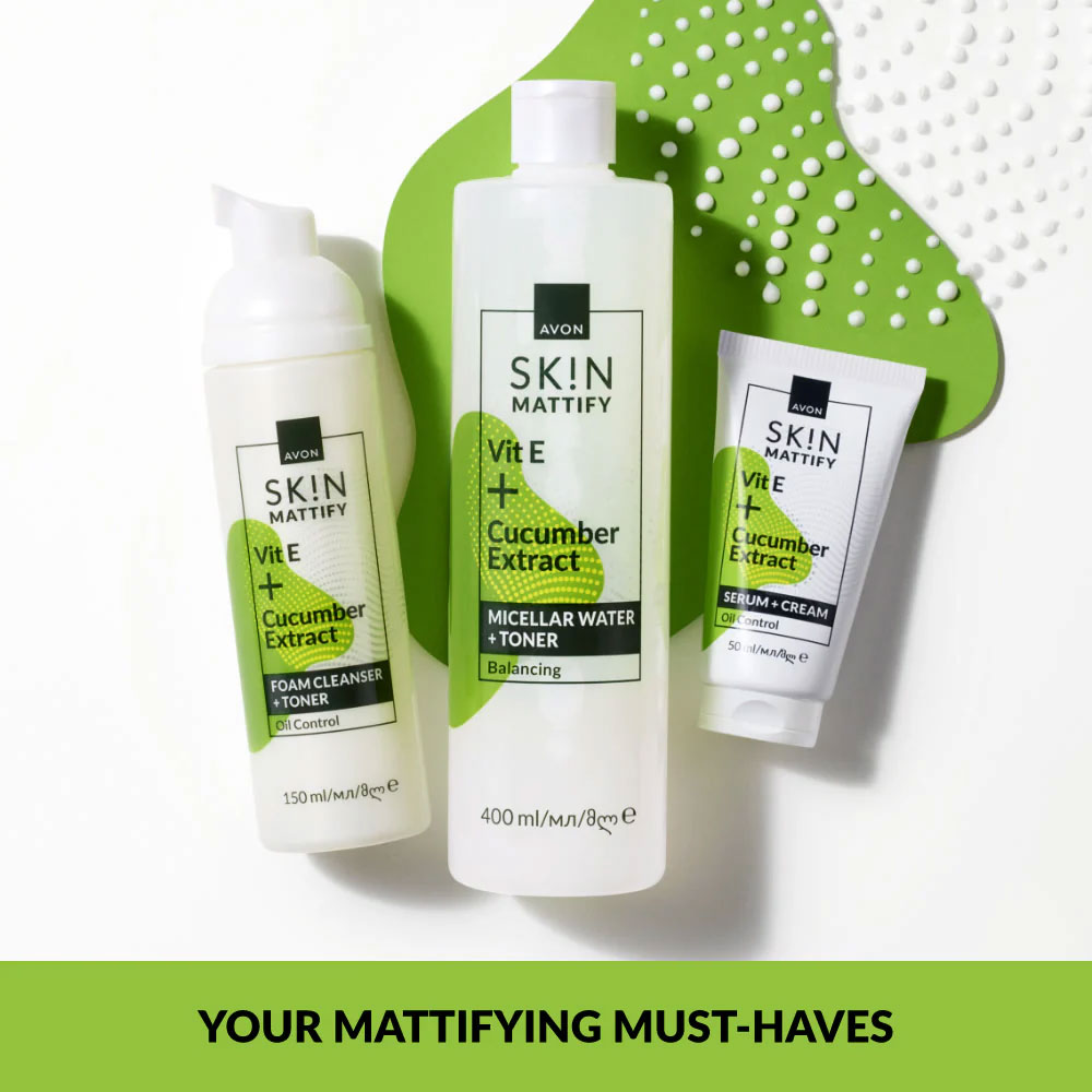 SKIN Mattify Foam Cleanser + Toner avon SKIN Mattify Foam Cleanser + Toner avon