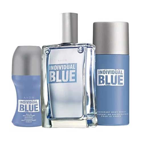 Individual Blue Roll-On Anti-Perspirant Deodorant avon