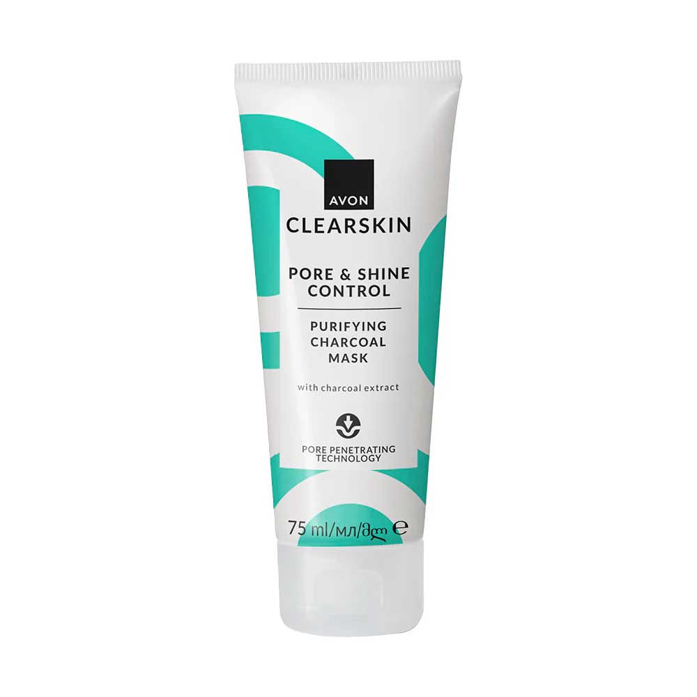 CLEARSKIN PORE & SHINE CONTROL PURIFYING CHARCOAL MASK avon